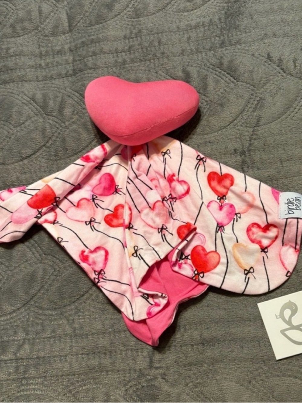 Birdie bean Amara heart lovey